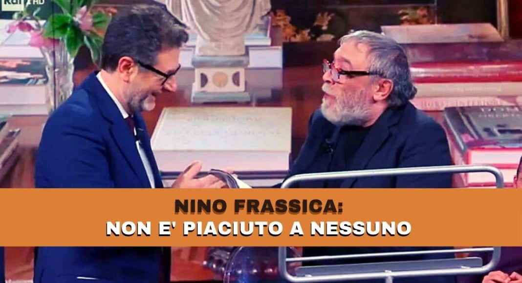 Nino Frassica mette in imbarazzo Fabio Fazio la battuta che non è piaciuta a nessuno