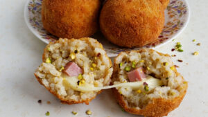 arancini al pistacchio