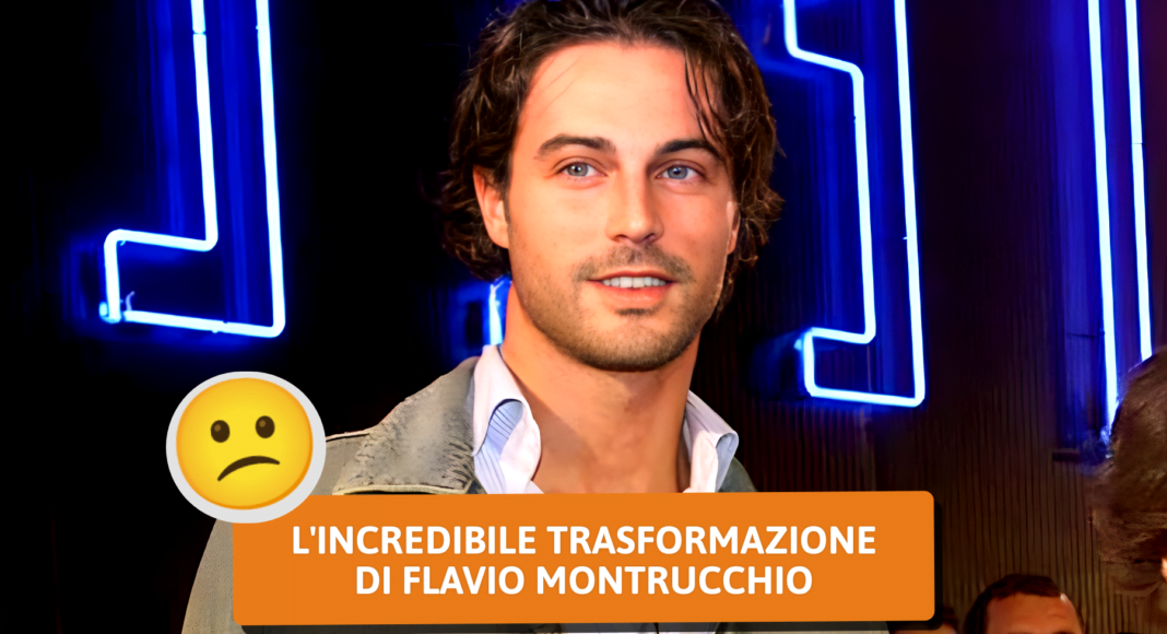 Flavio Montrucchio irreconoscibile: la foto che sta facendo il giro del
