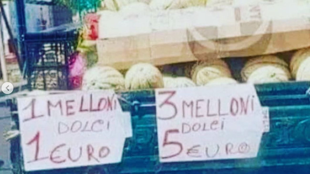 Carretto della frutta