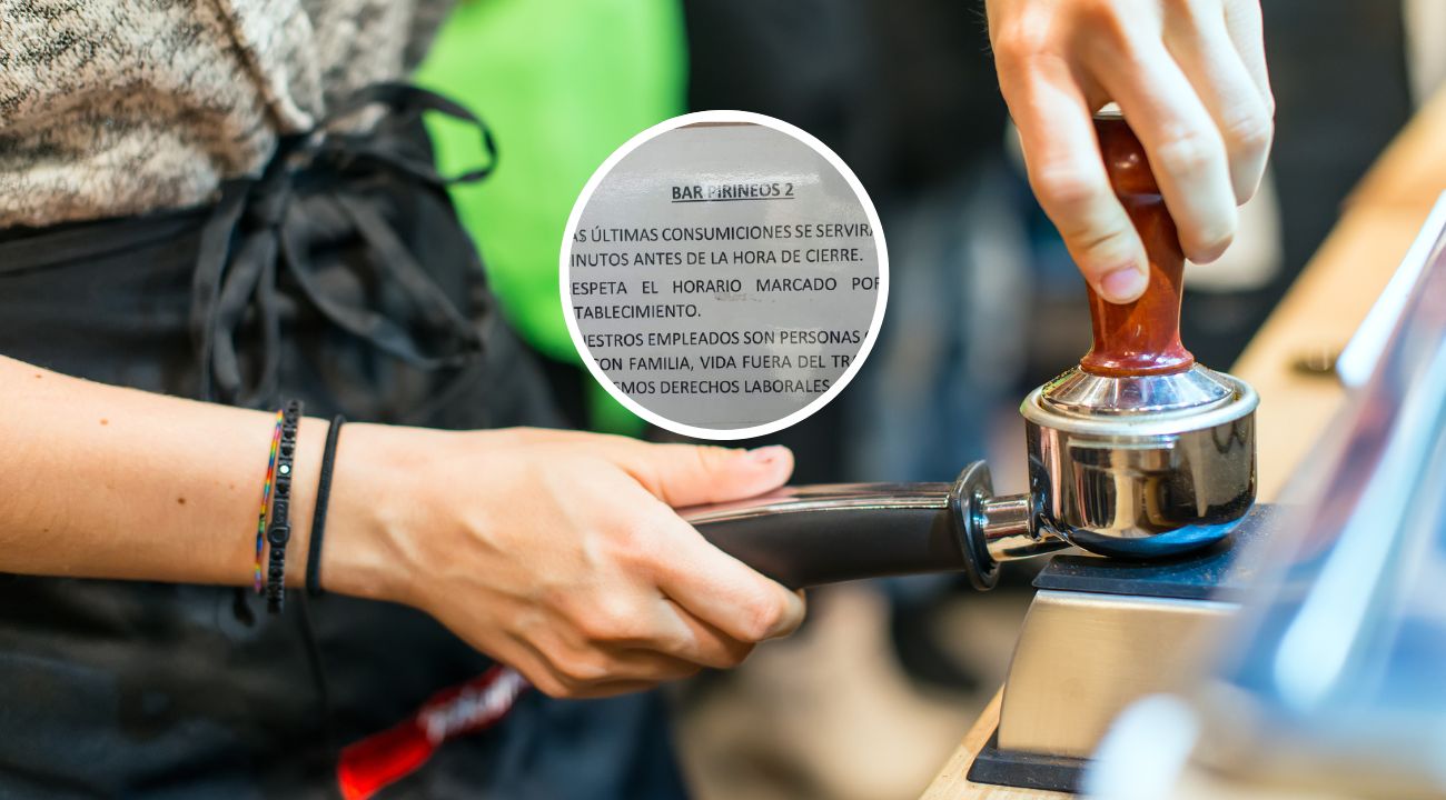 bar cartello lavoratori