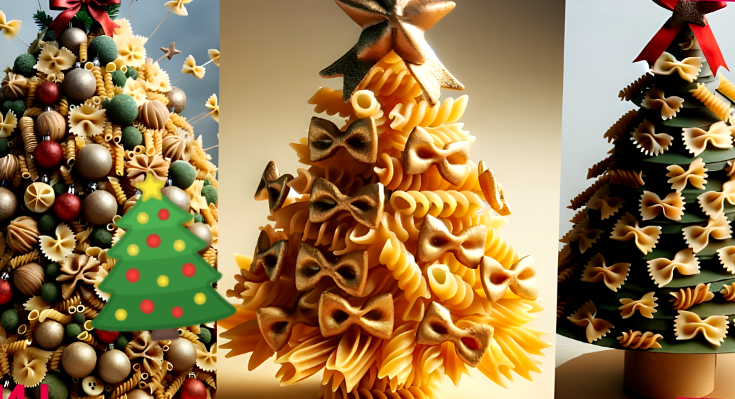 Natale low cost: l'incredibile tutorial per fare l'albero con la pasta!
