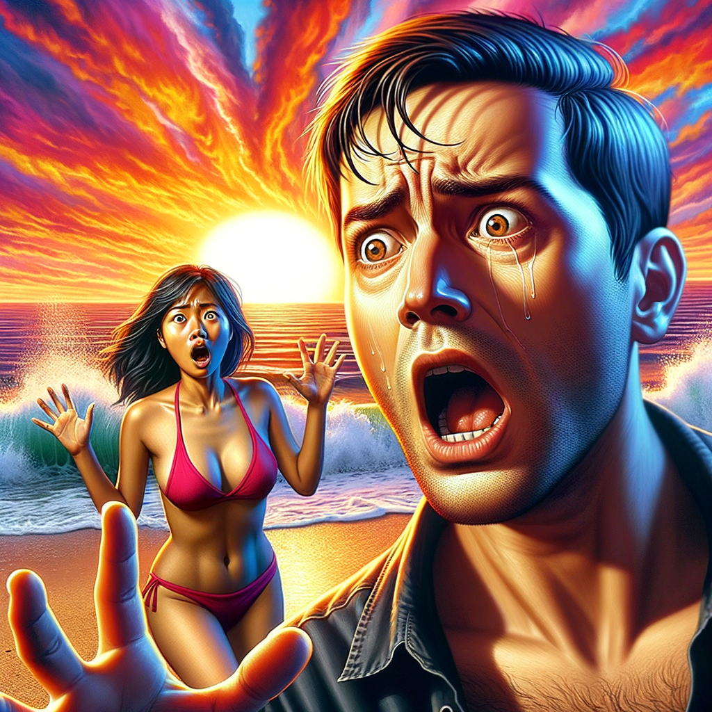 Il folle gesto di Vittorio a Monia in costume: Una sceneggiata incredibile Il folle gesto di Vittorio a Monia in costume: Una sceneggiata incredibile