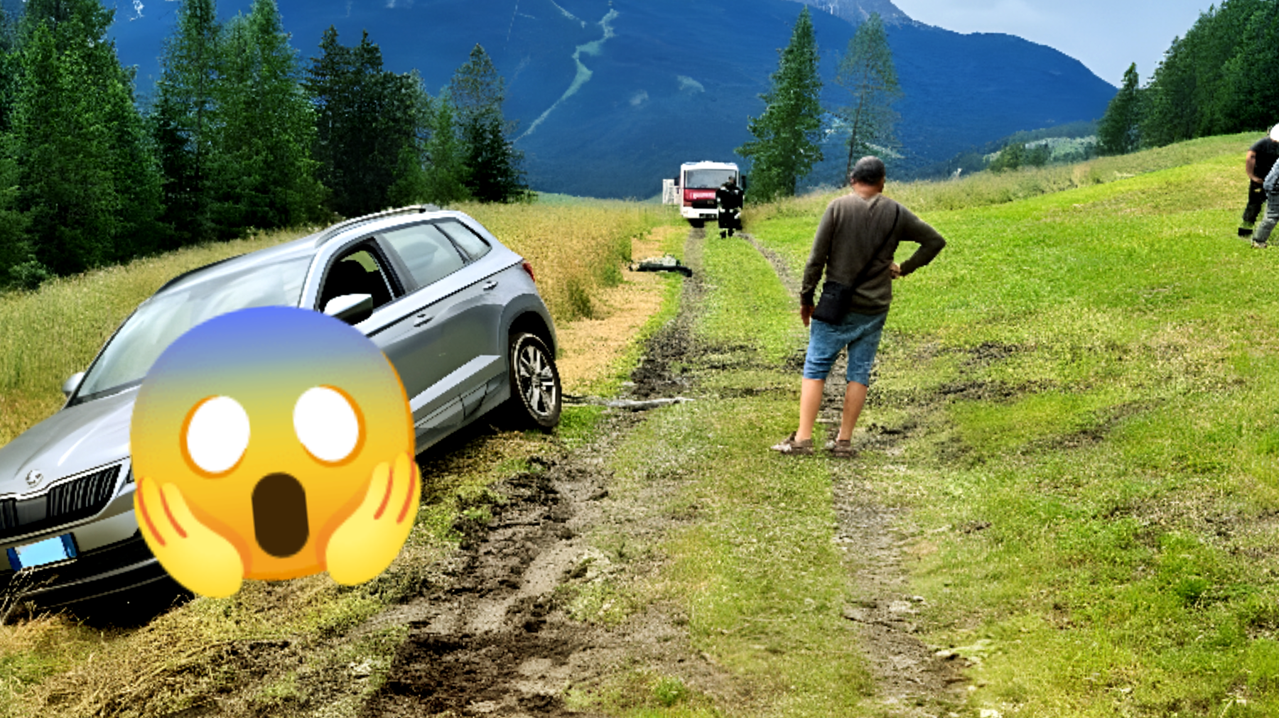 Errore fatale: seguiva il navigatore e finisce intrappolato in montagna!